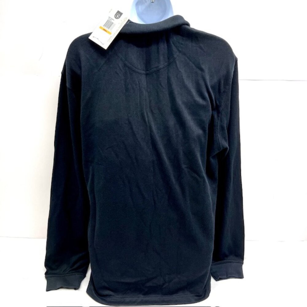 New- Van Heusen Studio Microfiber Light Weigh black sweater shirt Men’s Small(11